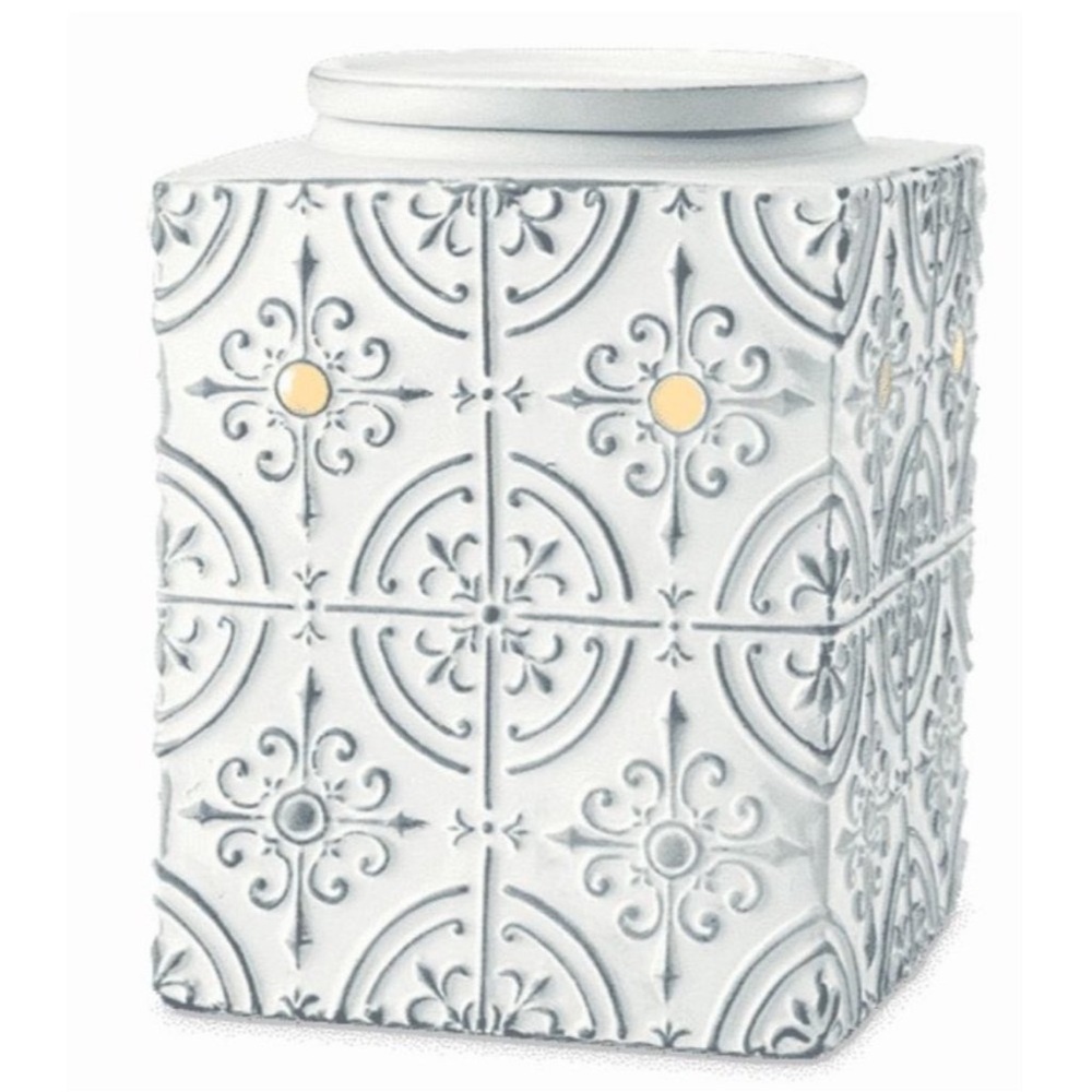 Scentsy Pressed Tin Warmer New